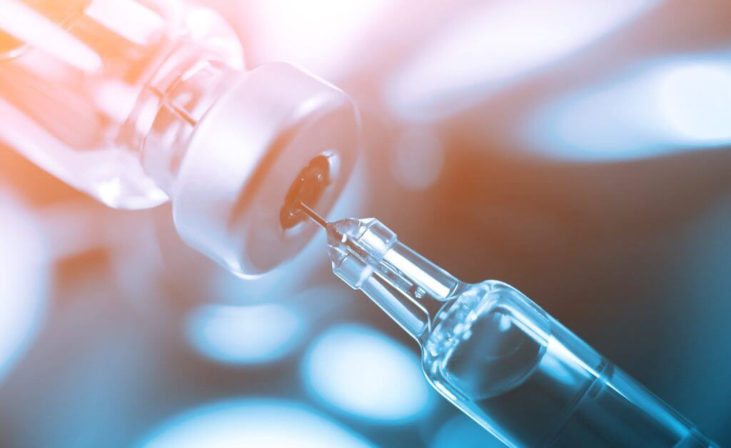 Vaccine Being Drawn out of Vial