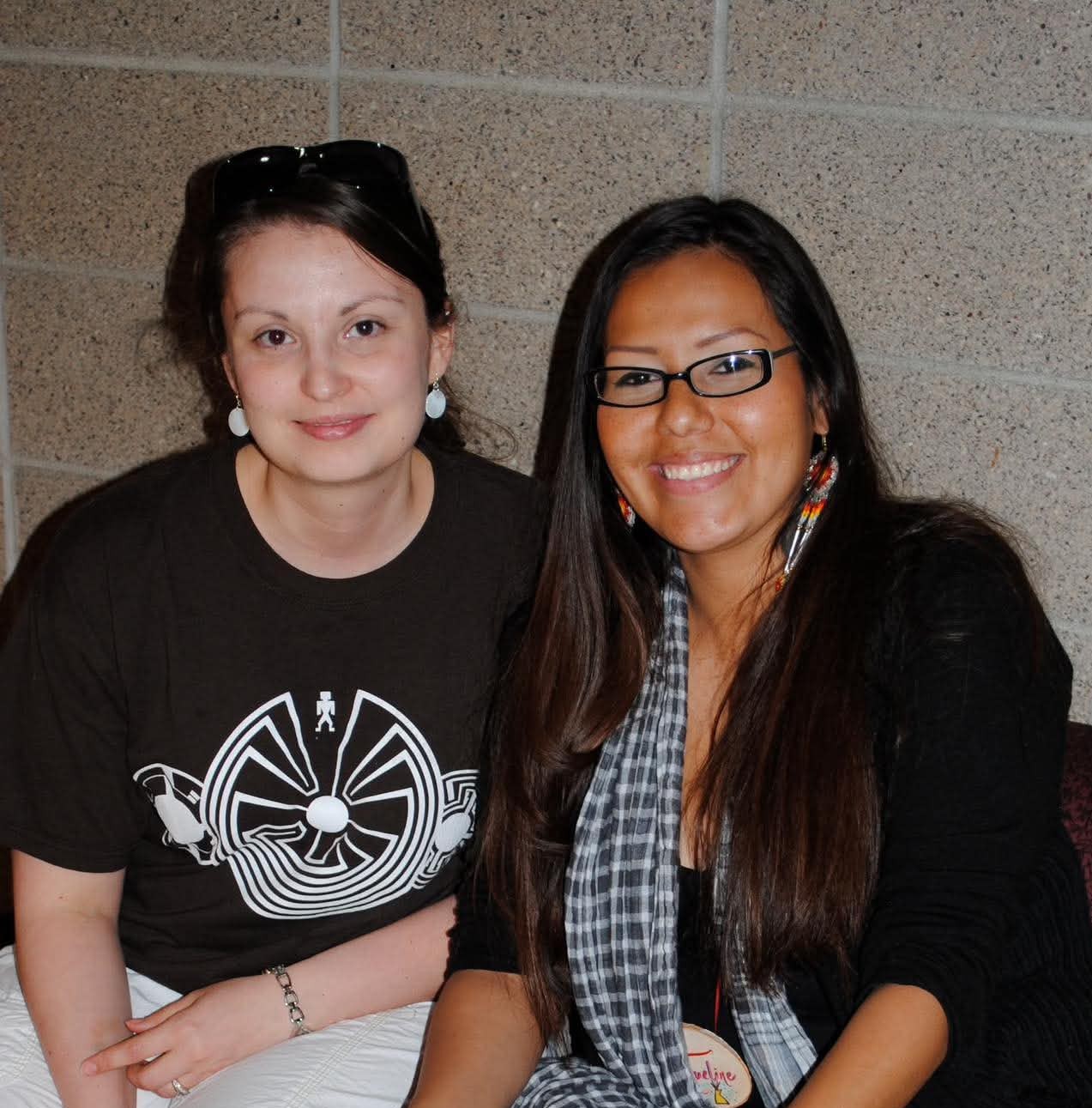 LLC Executive Director Sacheen Whitetail Cross and Board Chair Tipiziwin Tolman present at the 2009 Lakota Summer Institute