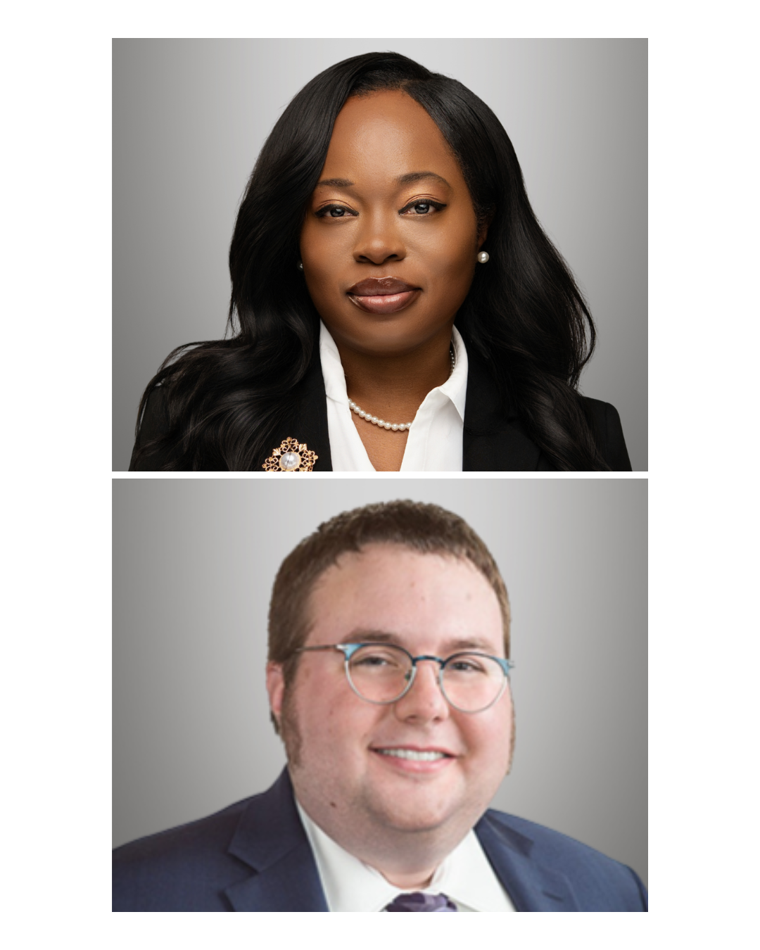 Headshots of Tamara Spires and Kehl Van Winkle, Who Were Promoted to Partners