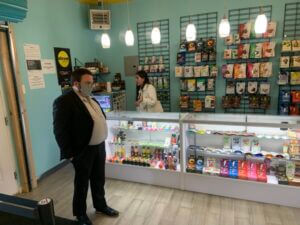 Kehl Van Winkle goes window shopping at the Sauk-Suiattle Indian Tribe's retail cannabis store - the Tribal Joint. 